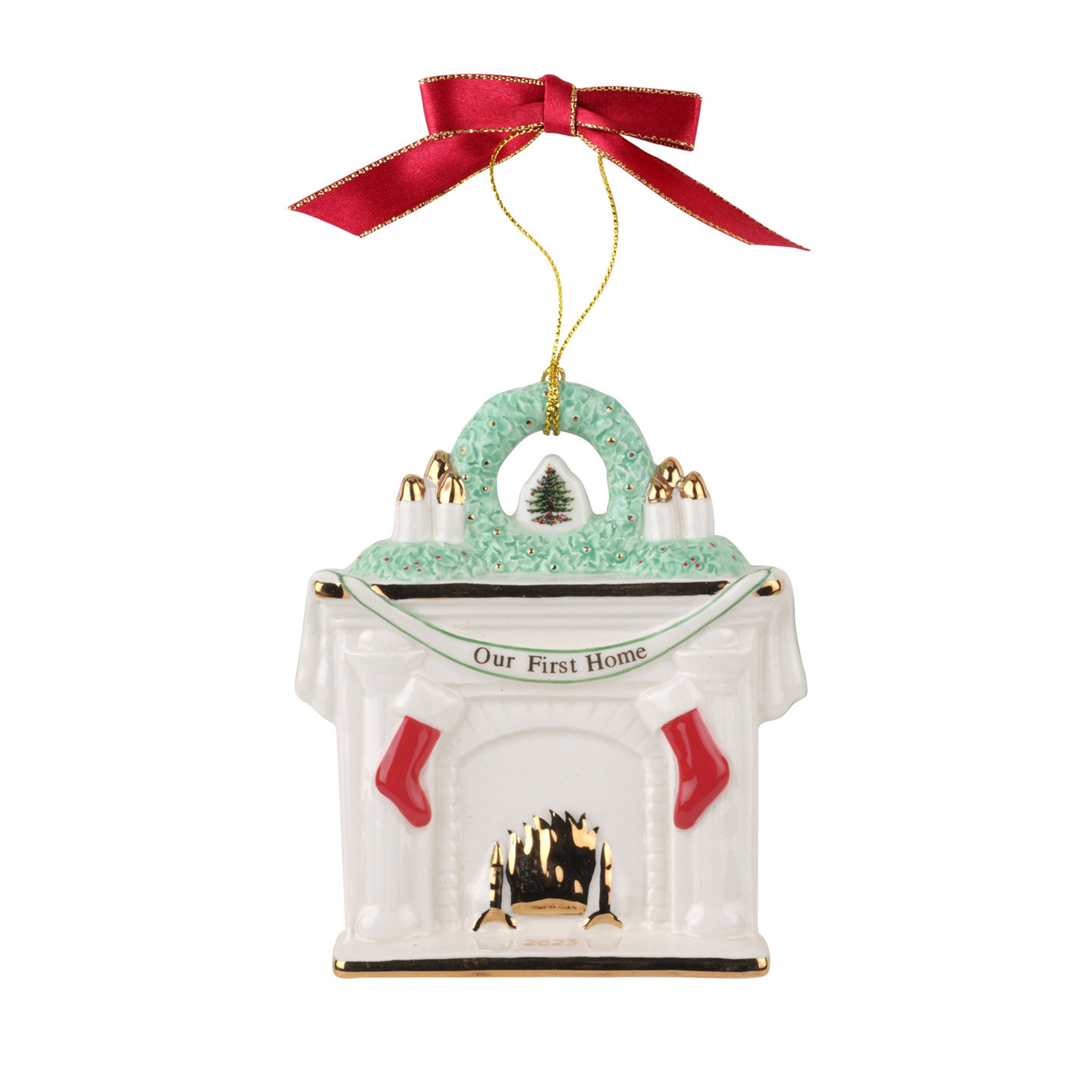 Christmas Tree First Home Fireplace Ornament 2023 image number null
